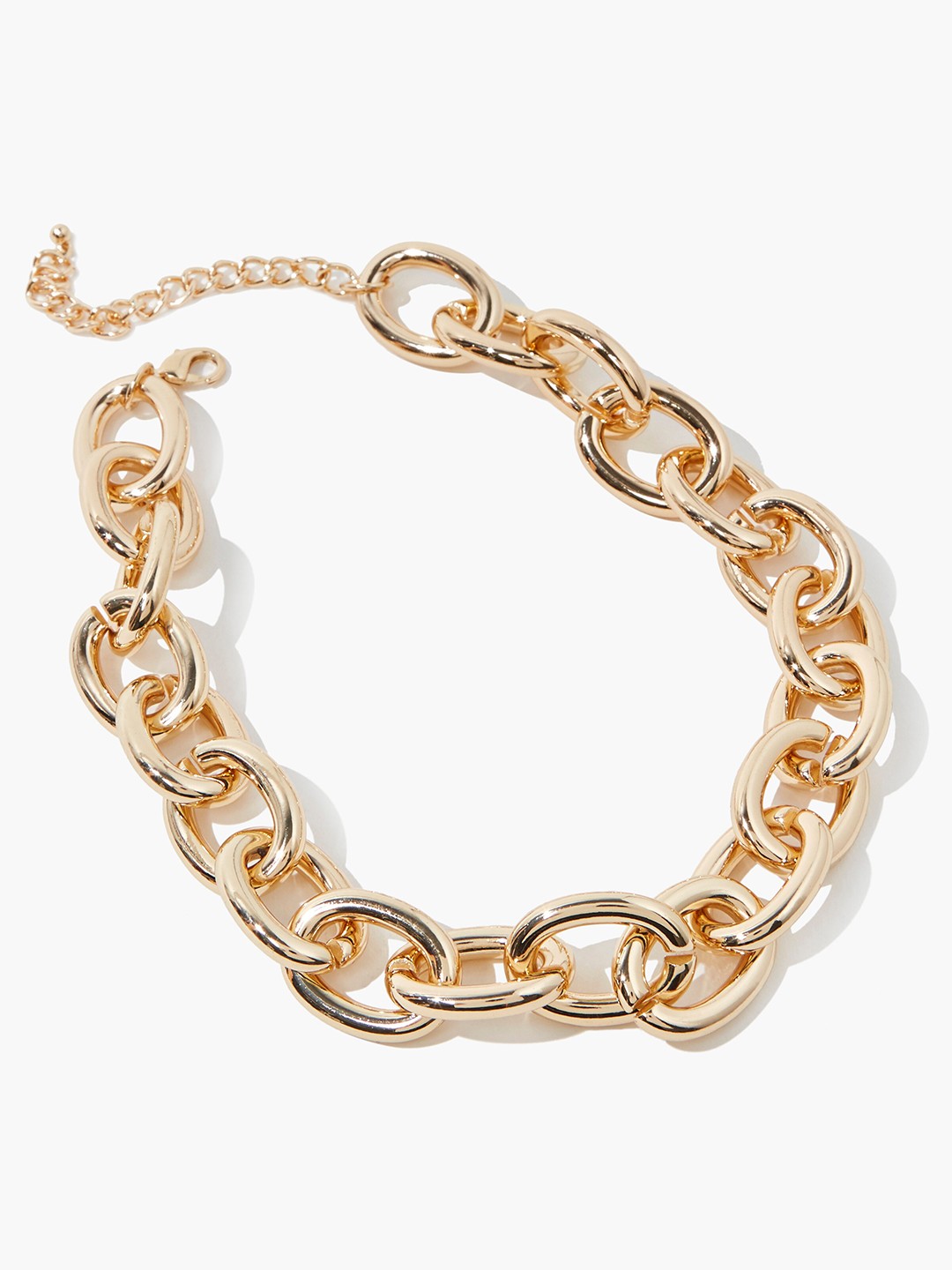 

FOREVER 21 Women Gold-Toned Curb Chain