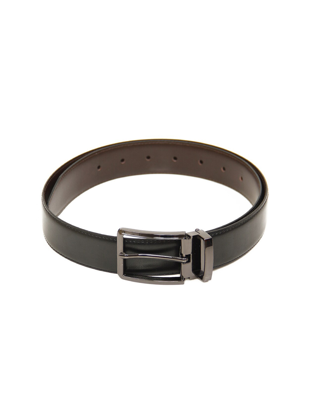 

Calvadoss Men Black Non Leather Reversible Belt
