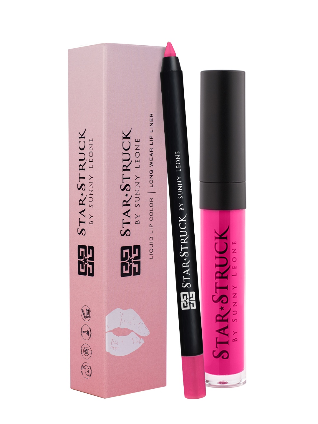 

STARSTRUCK BY SUNNY LEONE Pink Pack of Lip Gloss Liner - Foxy Fuchsia