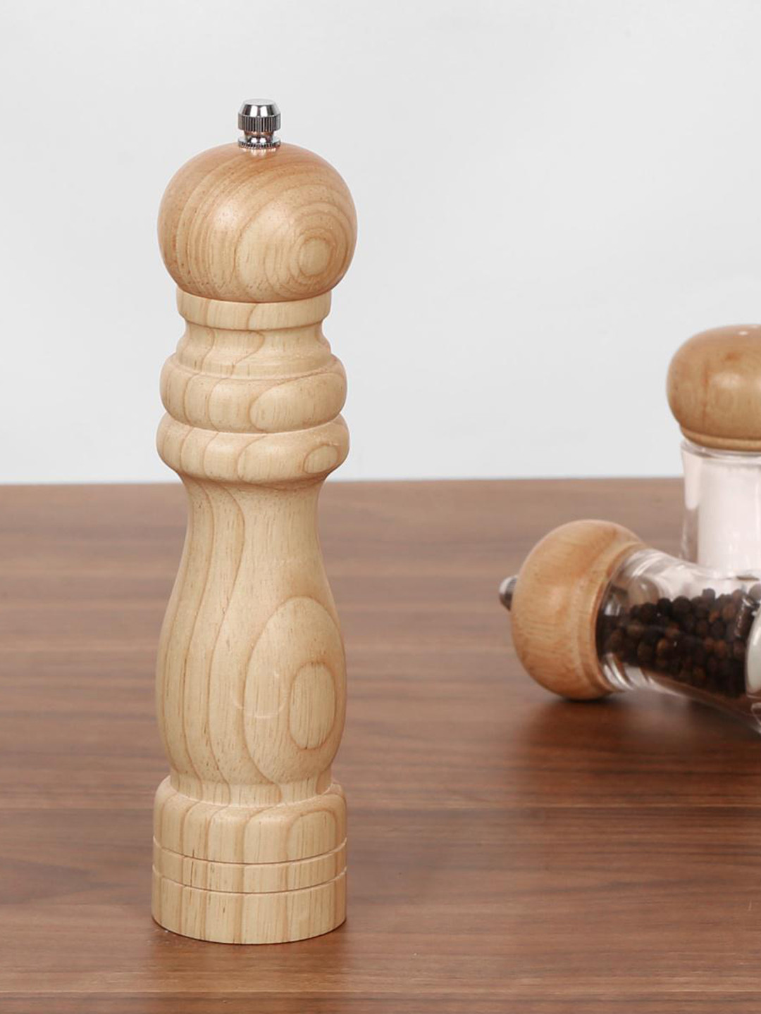 

Home Centre Brown Truffels Solid Wooden Salt and Pepper Shaker