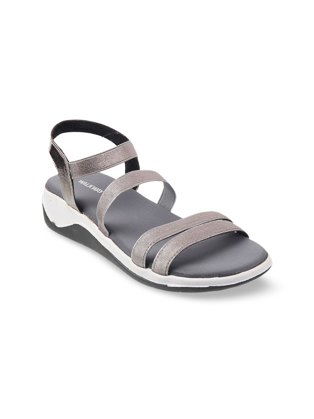 

WALKWAY by Metro Women Grey Open Toe Flats