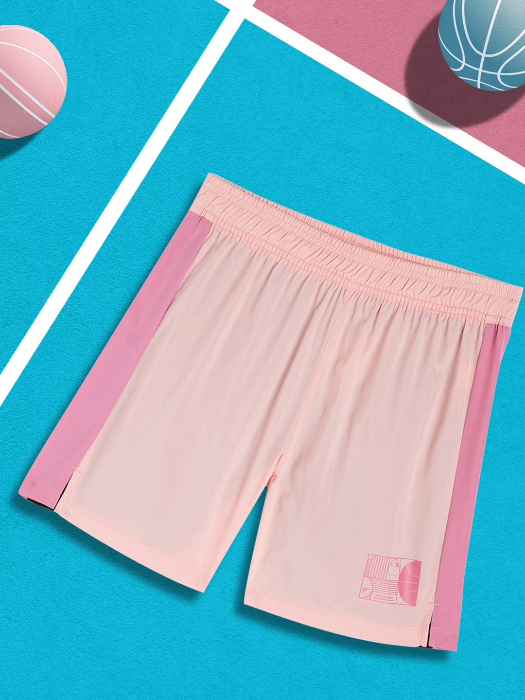 

HRX by Hrithik Roshan Girls Pink Shorts
