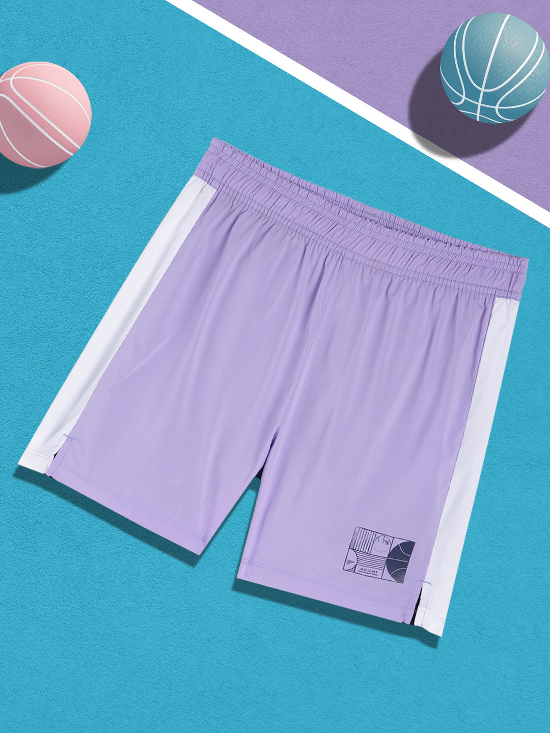 

HRX by Hrithik Roshan Girls Lavender Shorts