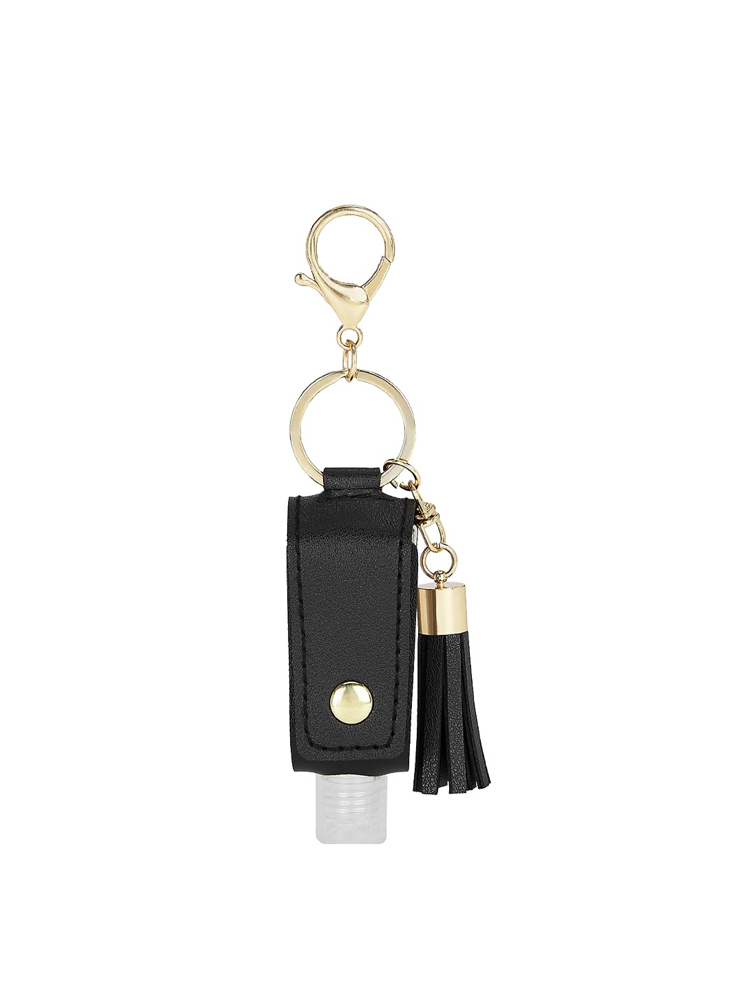 

Forever Glam By Pantaloons Women Black & Gold-Toned Sanitizer Holder