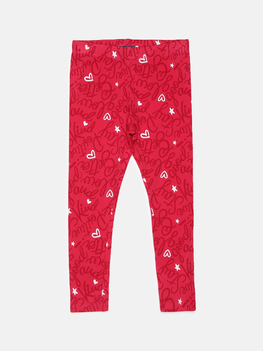 

Chicco Infant Girls Pink & White Printed Cotton Leggings