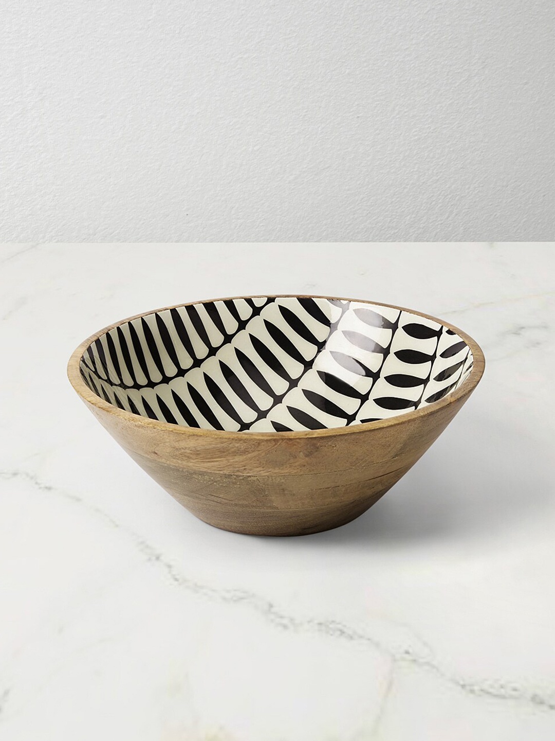 

Living scapes by Pantaloons Beige & White 1 Piece Printed Matte Bowls