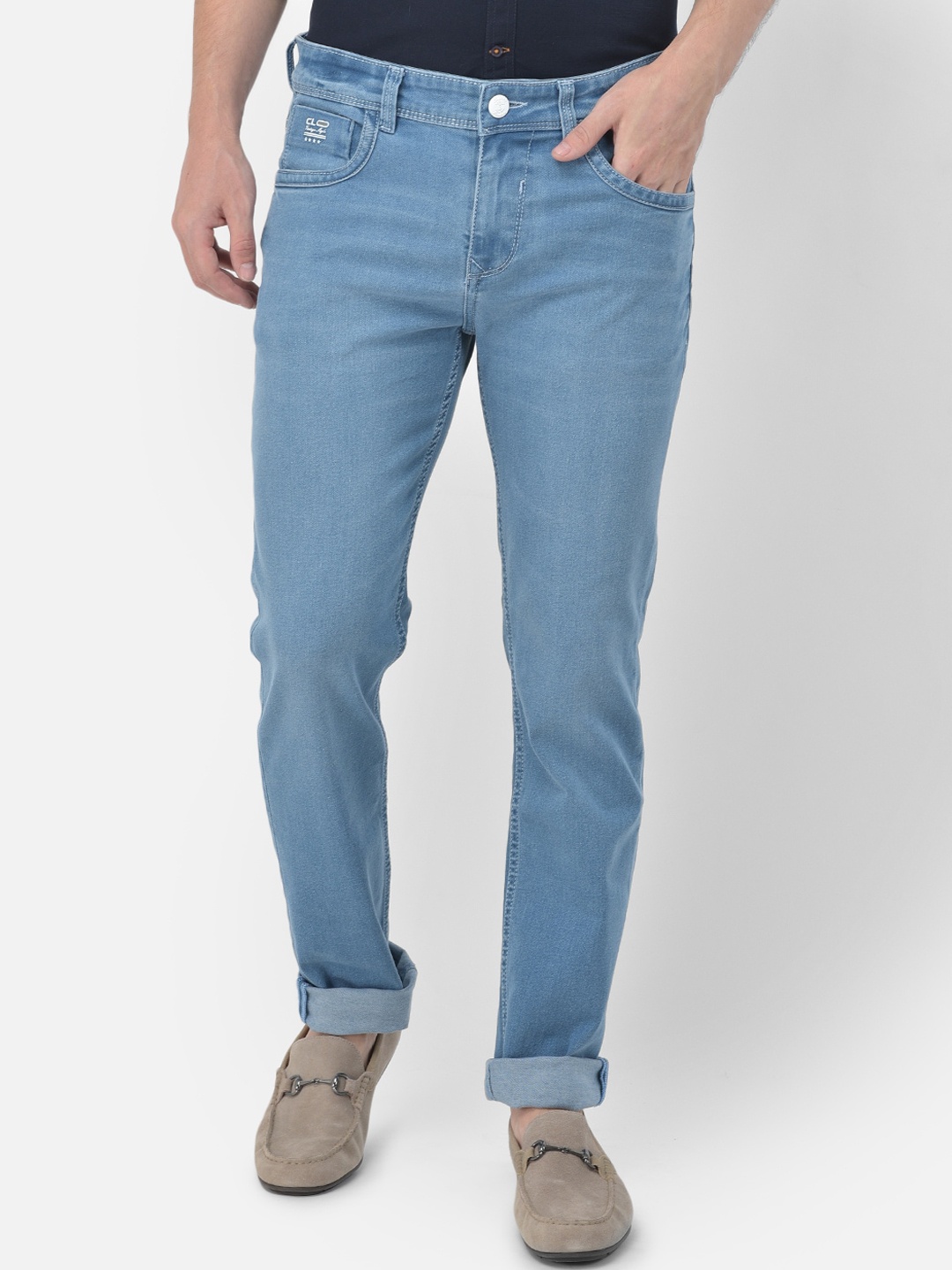 

Canary London Men Blue Slim Fit Light Fade Stretchable Jeans