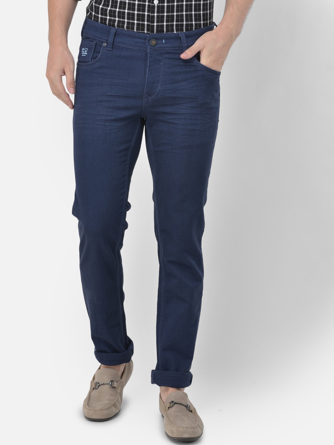 

Canary London Men Blue Smart Slim Fit Stretchable Jeans
