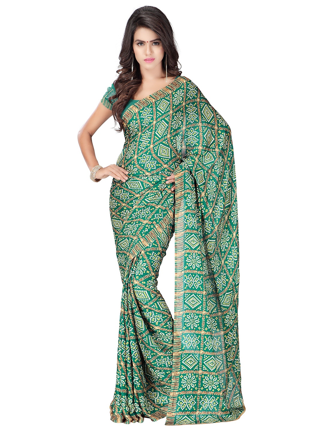 

MOKSHA DESIGNS Women Teal Printed