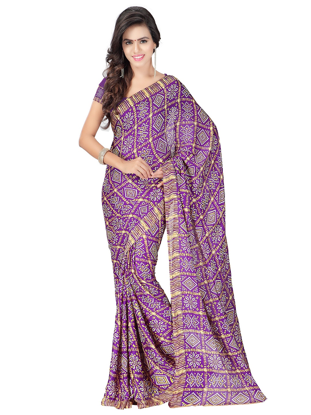 

MOKSHA DESIGNS Women Purple Printed