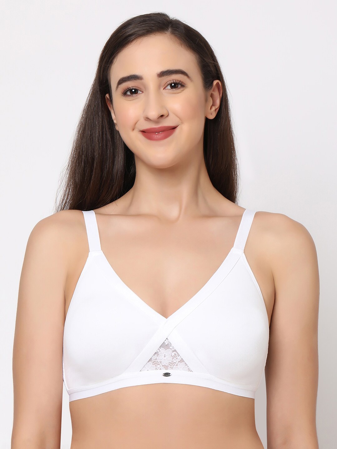 

Soie Full Coverage Non Padded Bra Non Wired bra, White