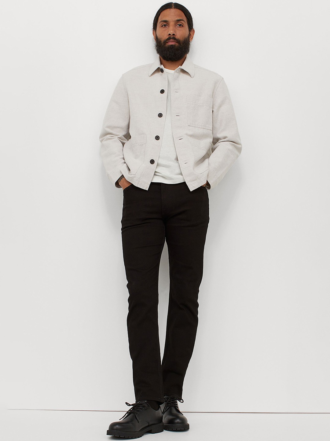 

H&M Men Black Slim Jeans
