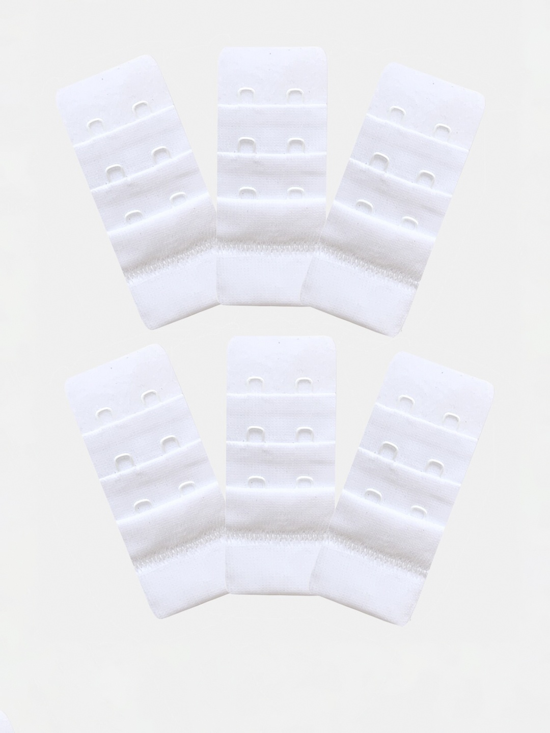 

Inner Sense Women Pack of 6 Bra Extender, White