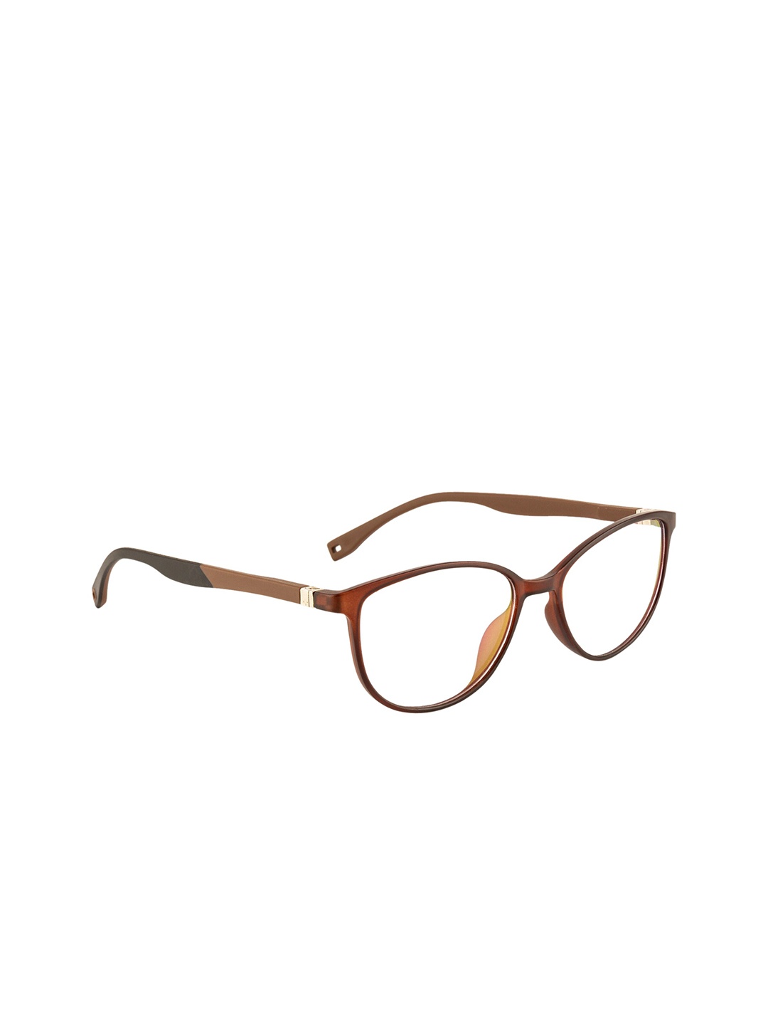 

Gold Berg Women Brown Solid Full Rim Cat Eye Frames GBR-8003_M.BRN