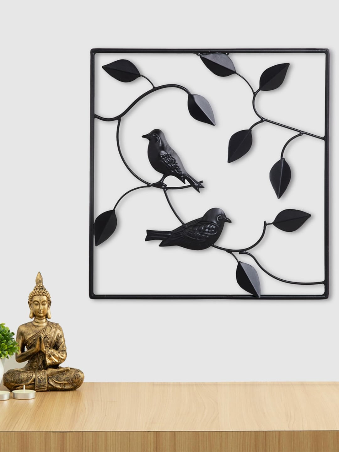 

Home Centre Black Solid Iliano Bird Wall Art