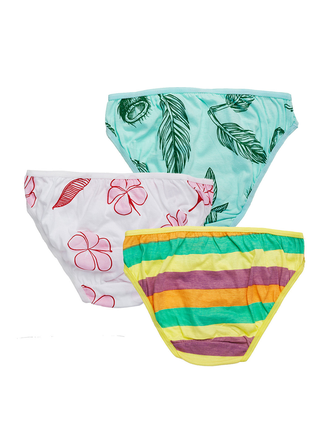 

You Got Plan B Girls Pack Of 3 Pure Cotton Basic Briefs UG-Free: 8-10, White