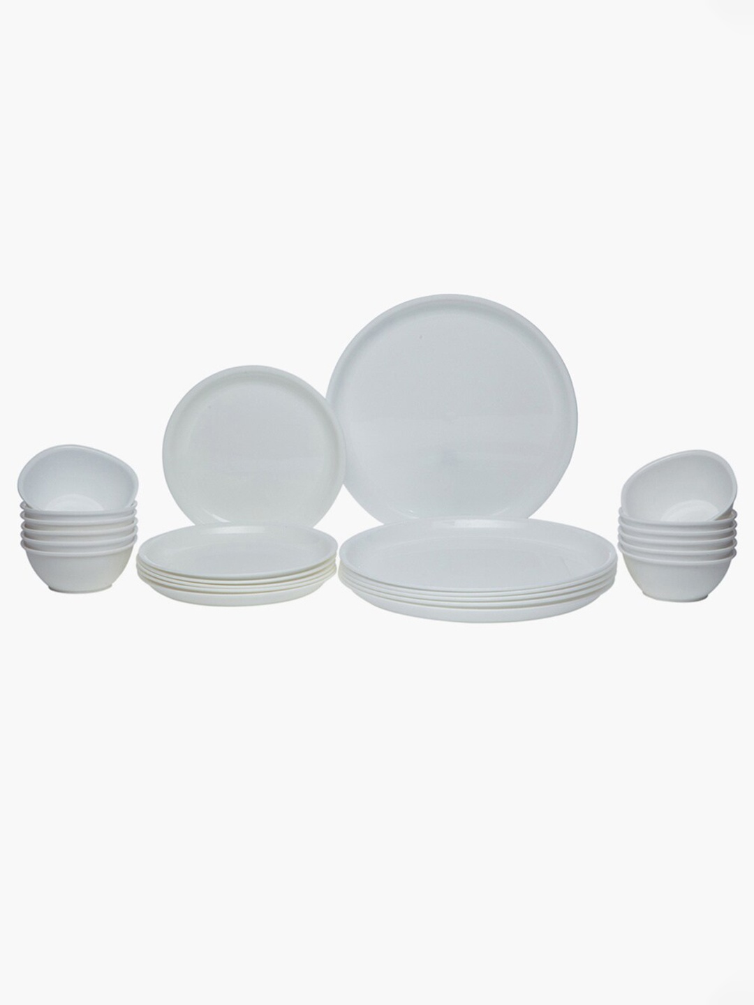 

Home Centre White & Pieces Porcelain Matte Dinner Set