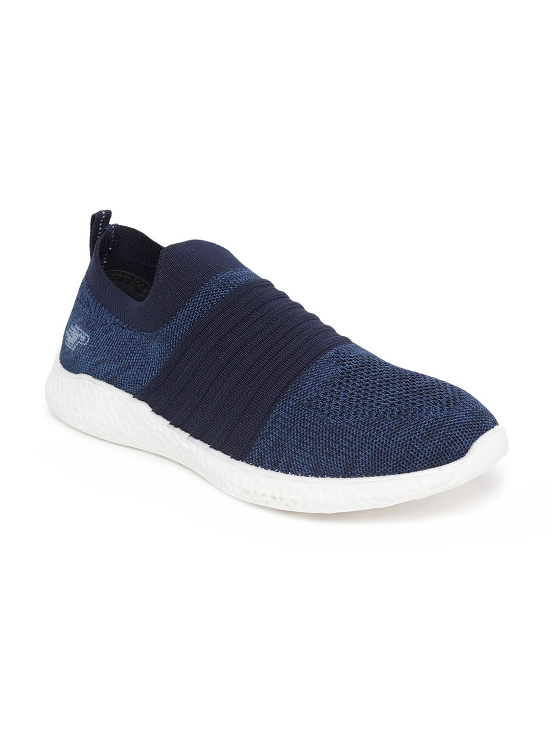 

Paragon Men Navy Blue Woven Design Slip-On Sneakers