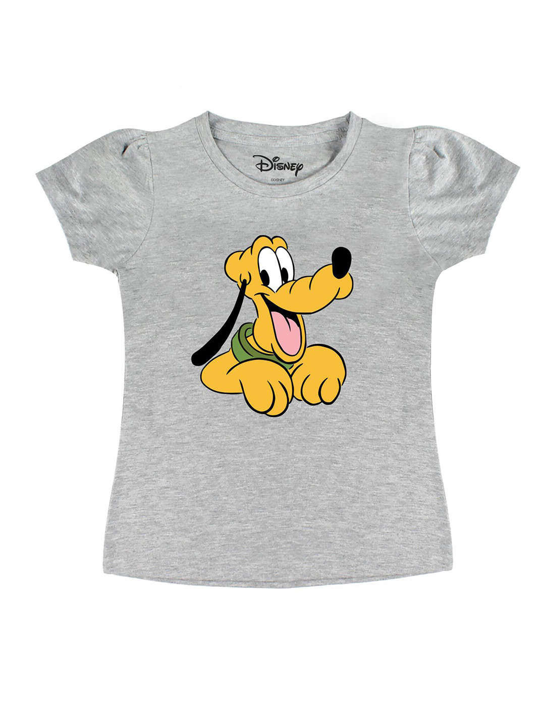 

Disney by Wear Your Mind Girls Grey Printed T-shirt