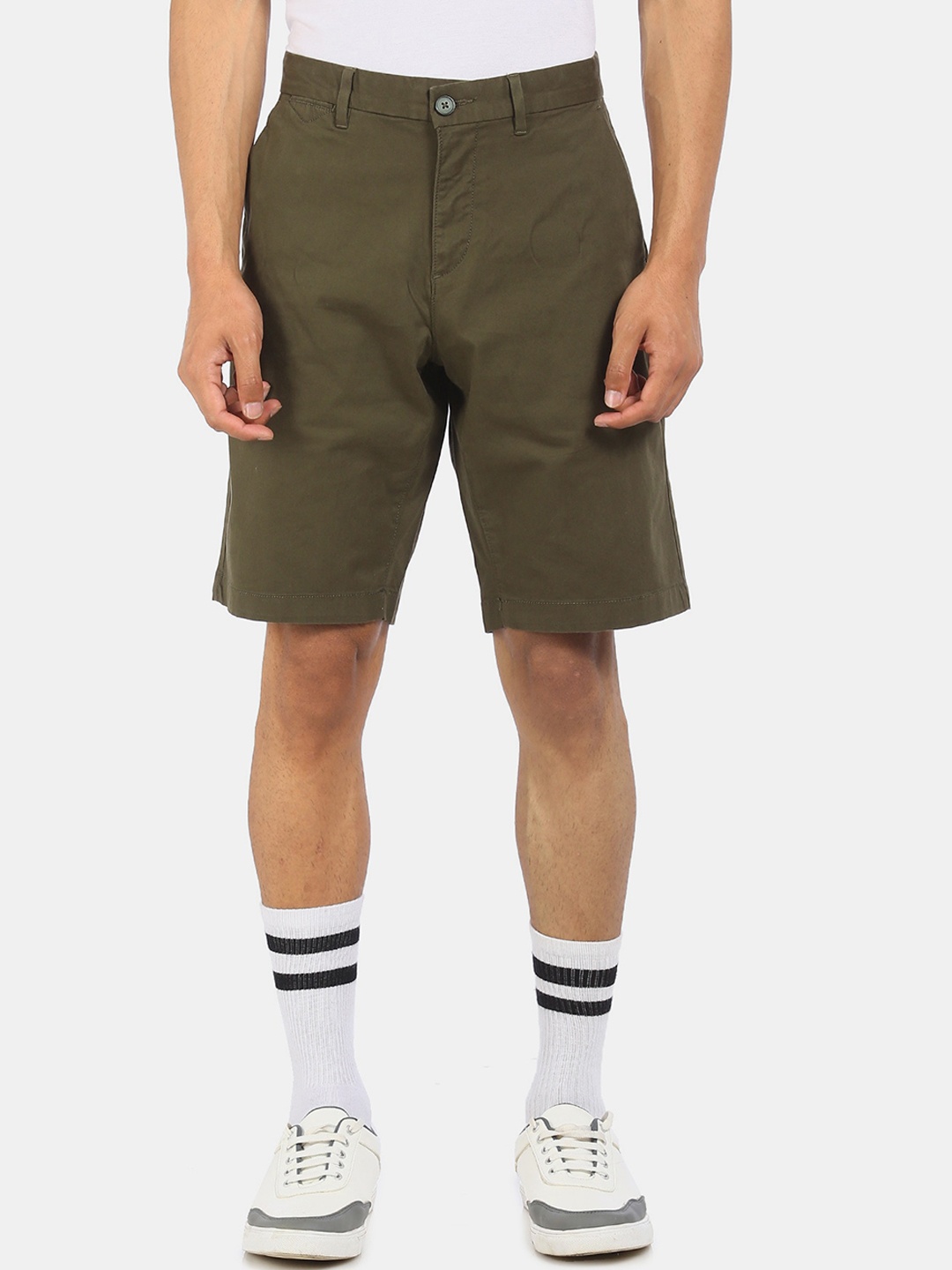 

U S Polo Assn Men Green Regular Shorts