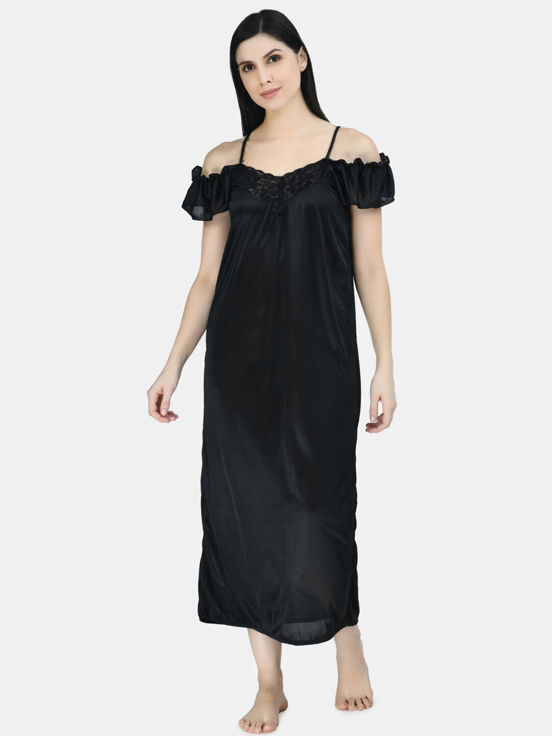 

Kastner Women Set Of 4 Black Nightdress