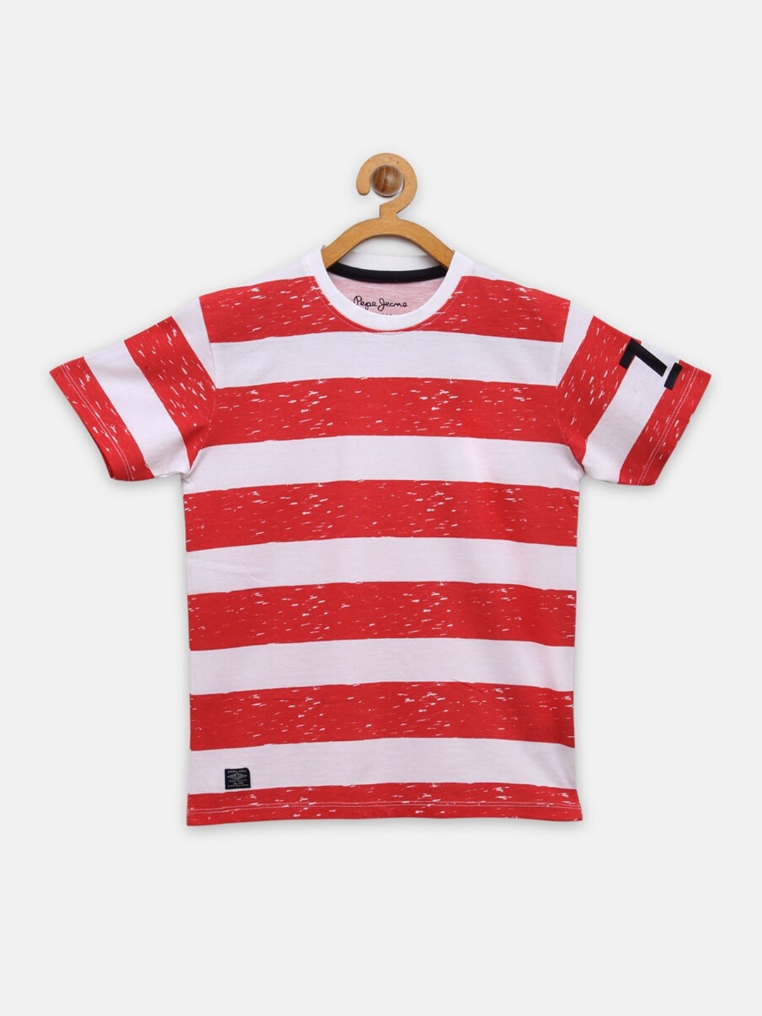 

Pepe Jeans Boys Coral Striped T-shirt