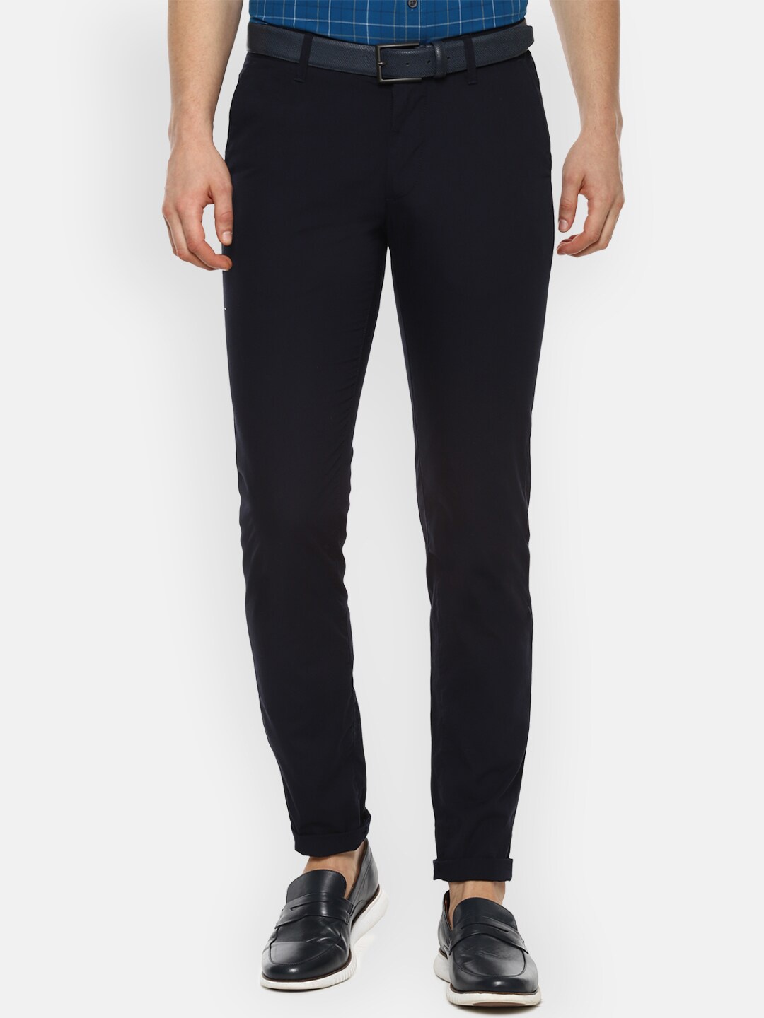 

Van Heusen Sport Men Navy Blue Trousers