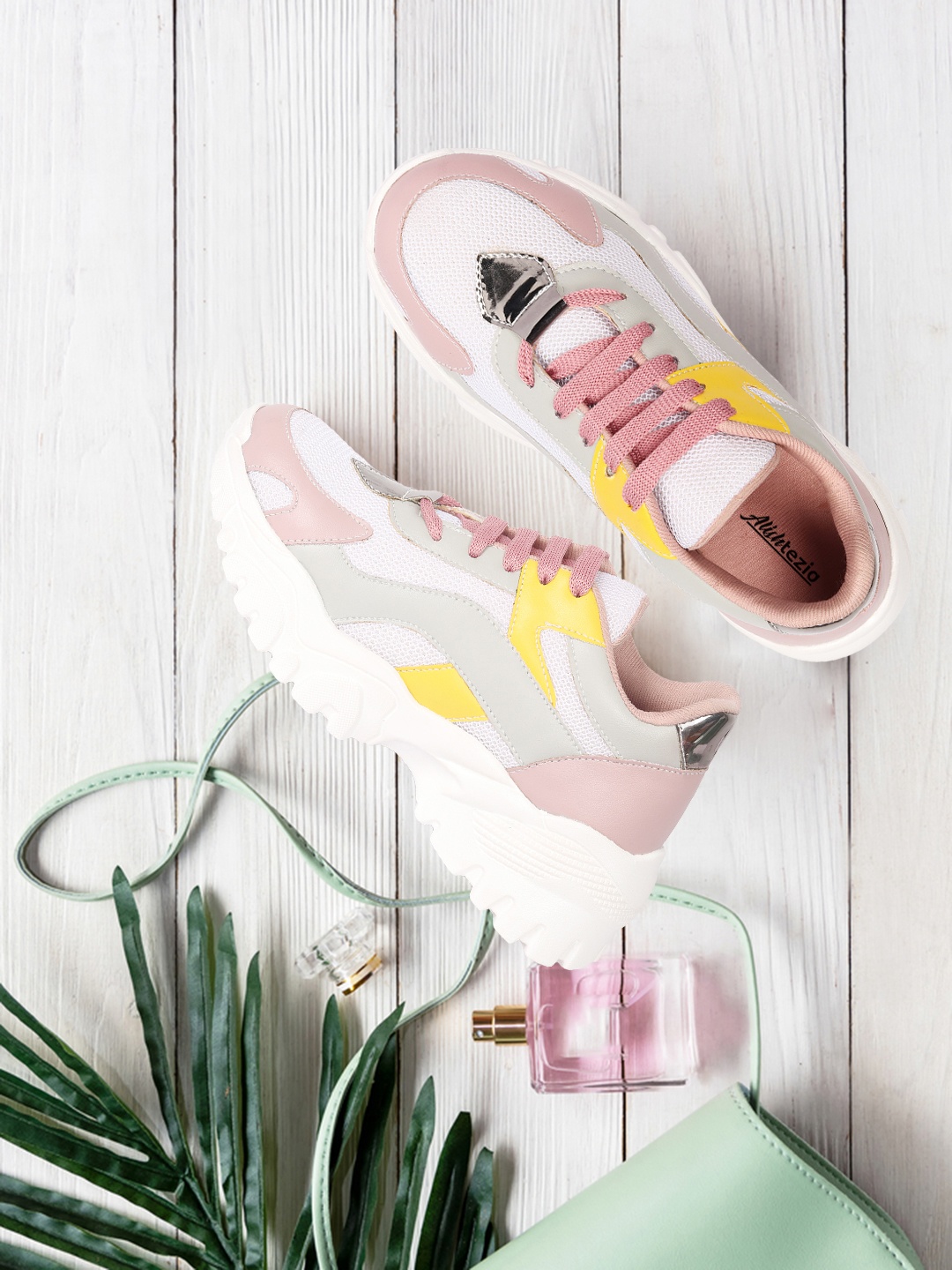 

Alishtezia Women White Walking Non-Marking Shoes