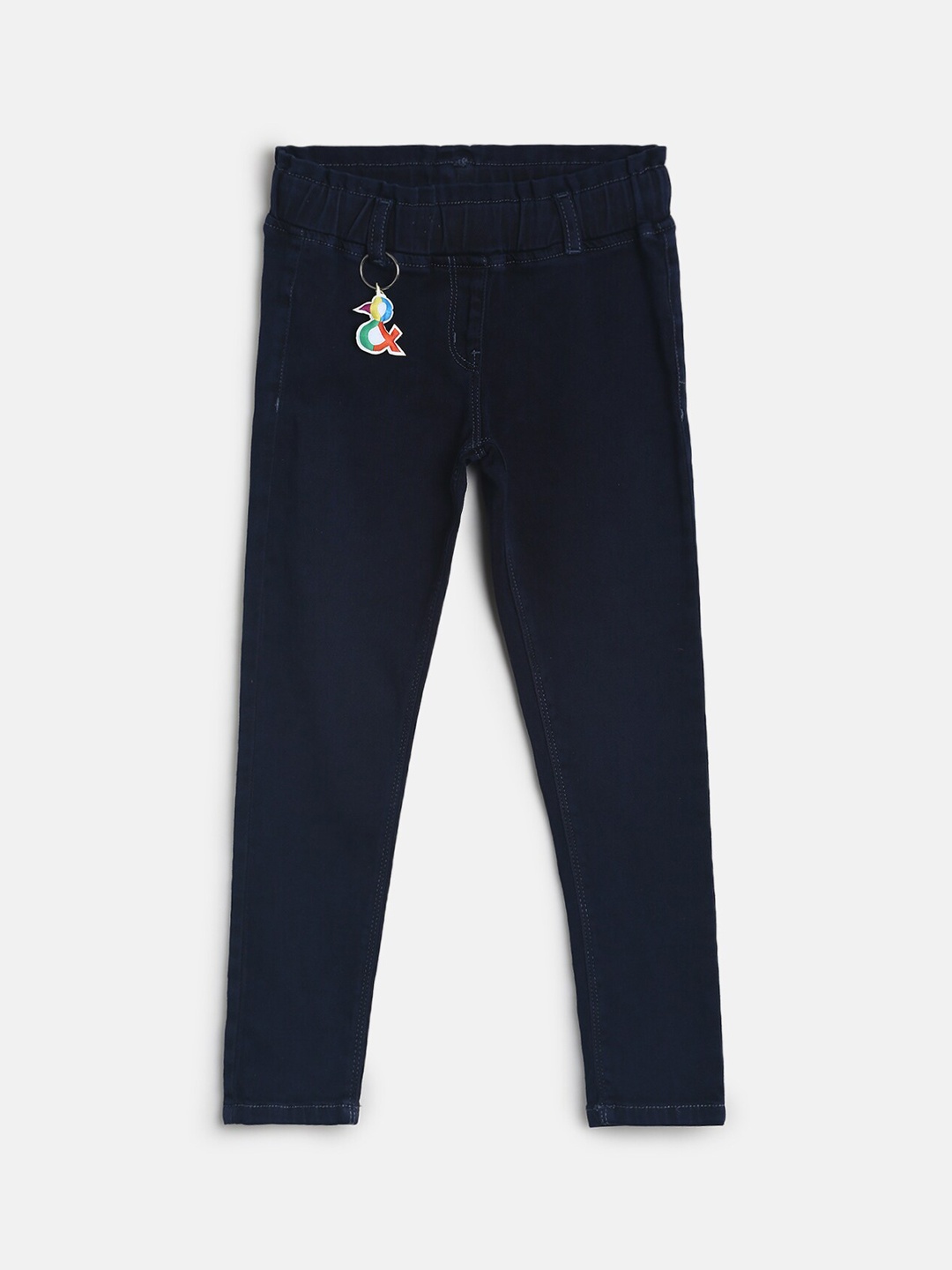 

TALES & STORIES Girls Blue Slim Fit Trousers