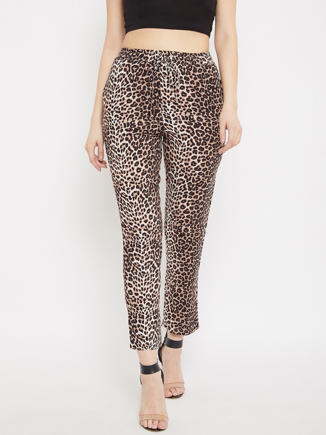 

Nun Women Multicoloured Animal Printed Trousers, Multi