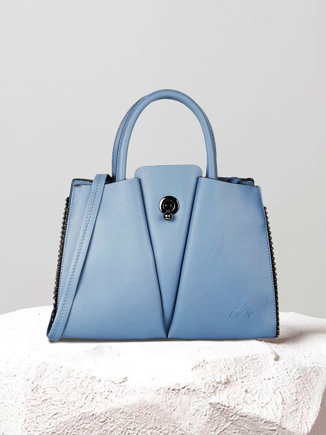 

Metro Women Blue Structured Handheld Bag