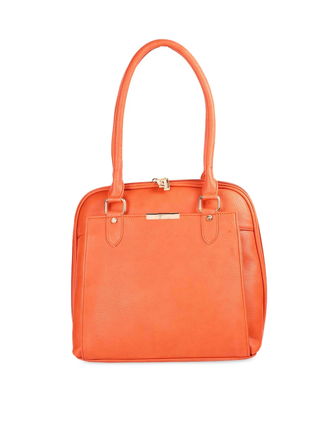 

Metro Women Orange Structured Handheld Bag