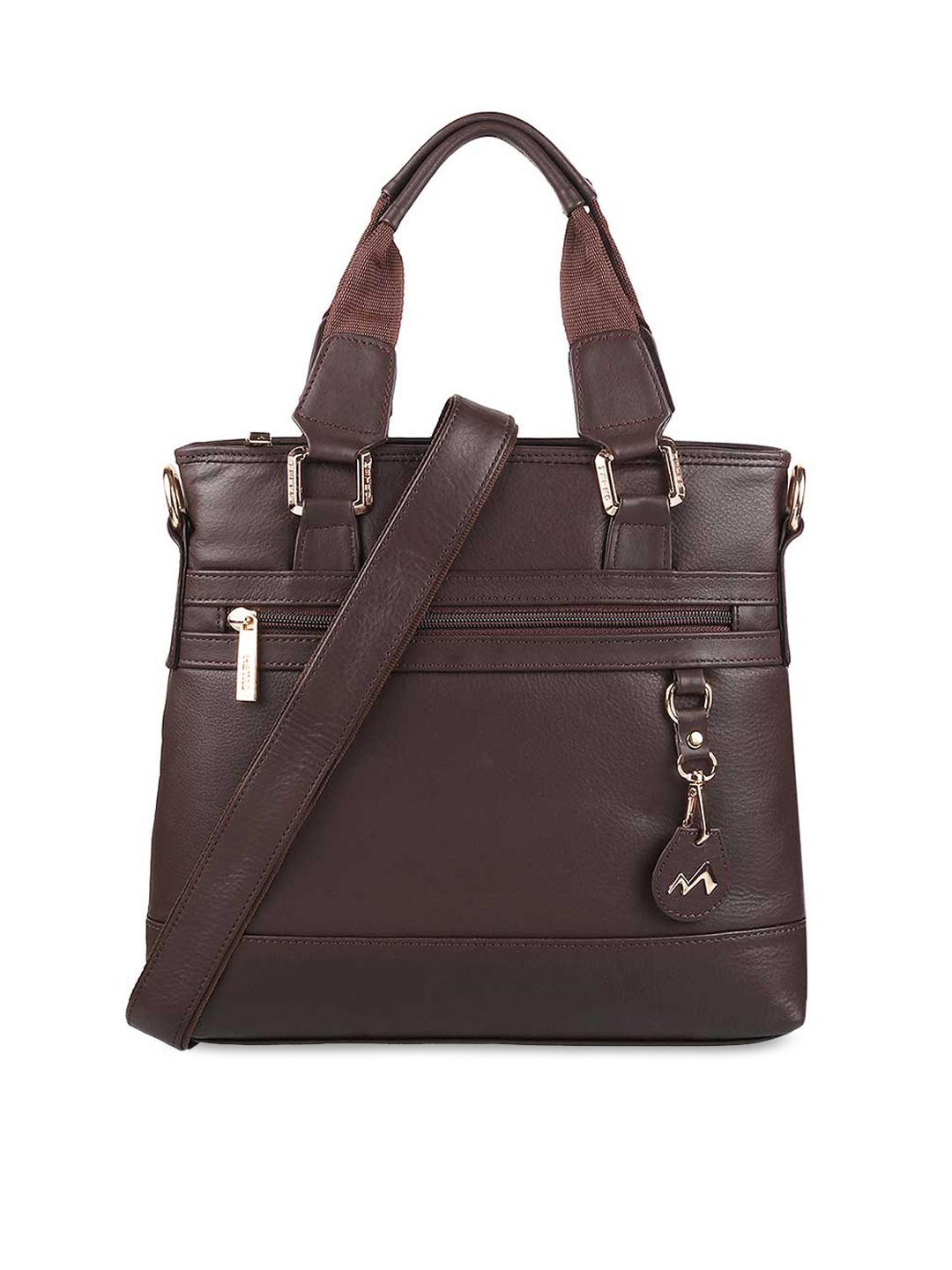

Metro Brown Leather Shopper Handheld Bag