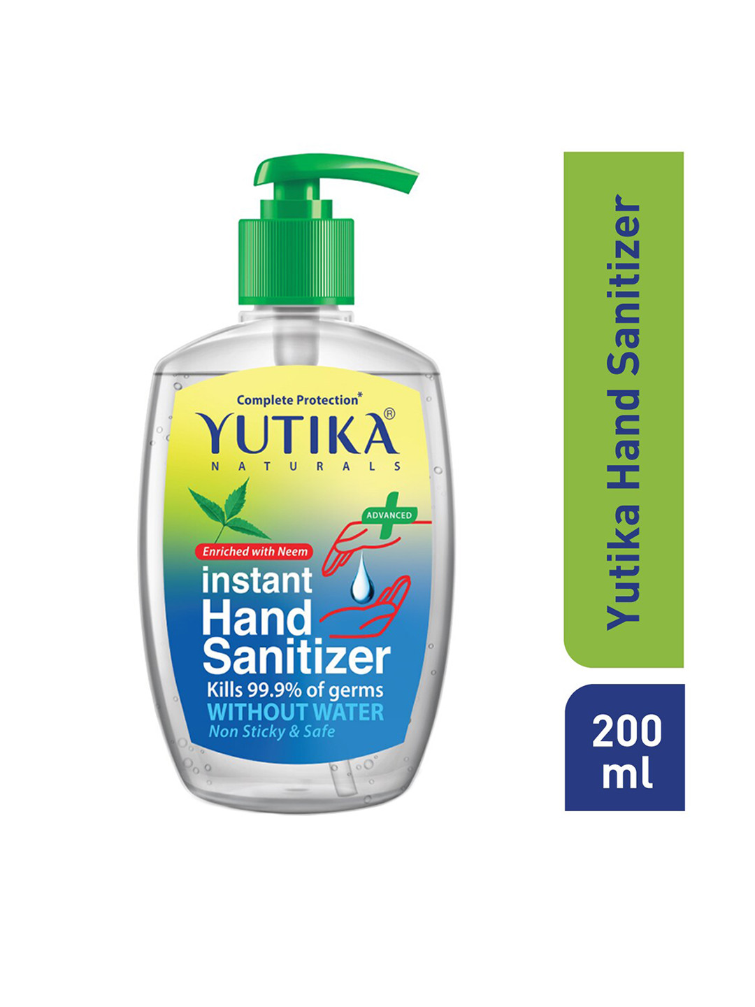 

YUTIKA Naturals Instant Hand Sanitizer, Transparent