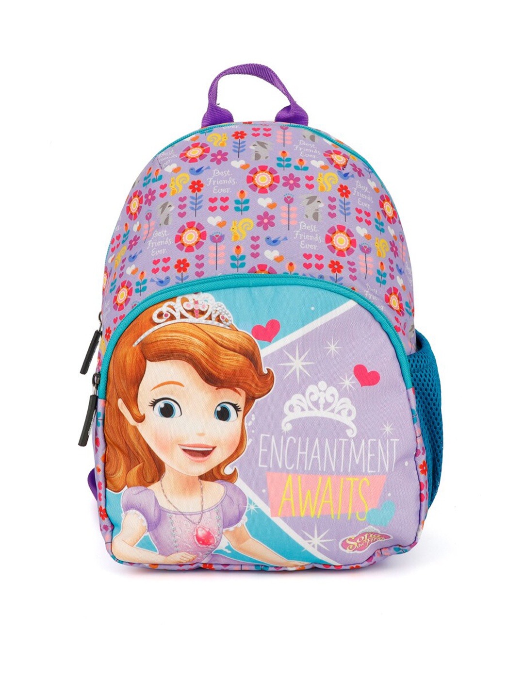 

Disney Girls Purple & Blue Sofia Printed Small Backpack