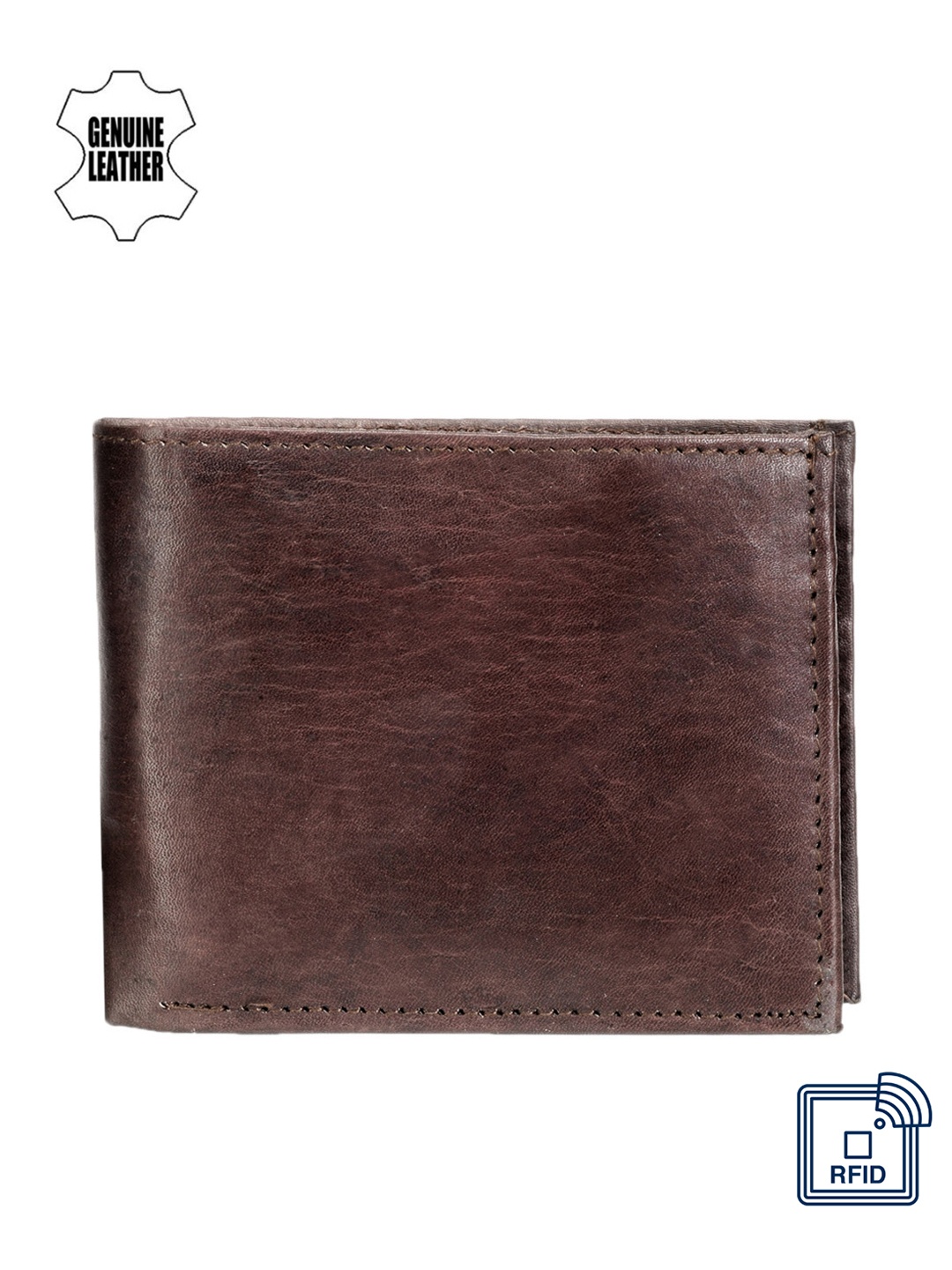 

Teakwood Leather Men Brown Leather Wallet