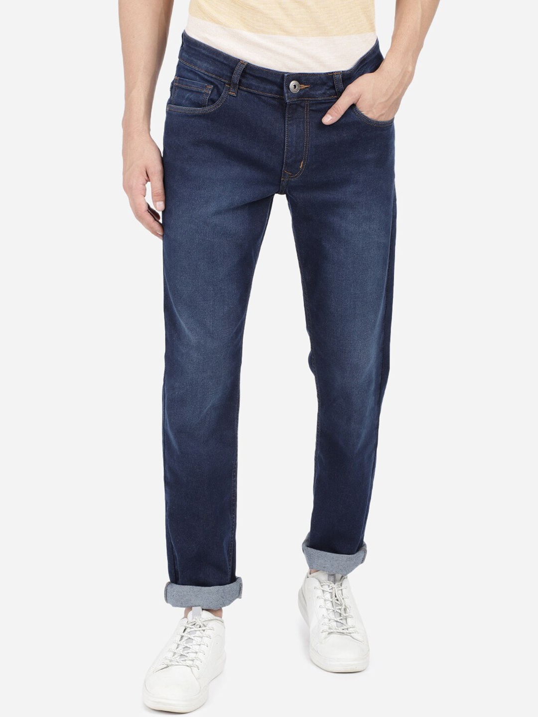 

Crocodile Men Blue Slim Fit Light Fade Stretchable Jeans