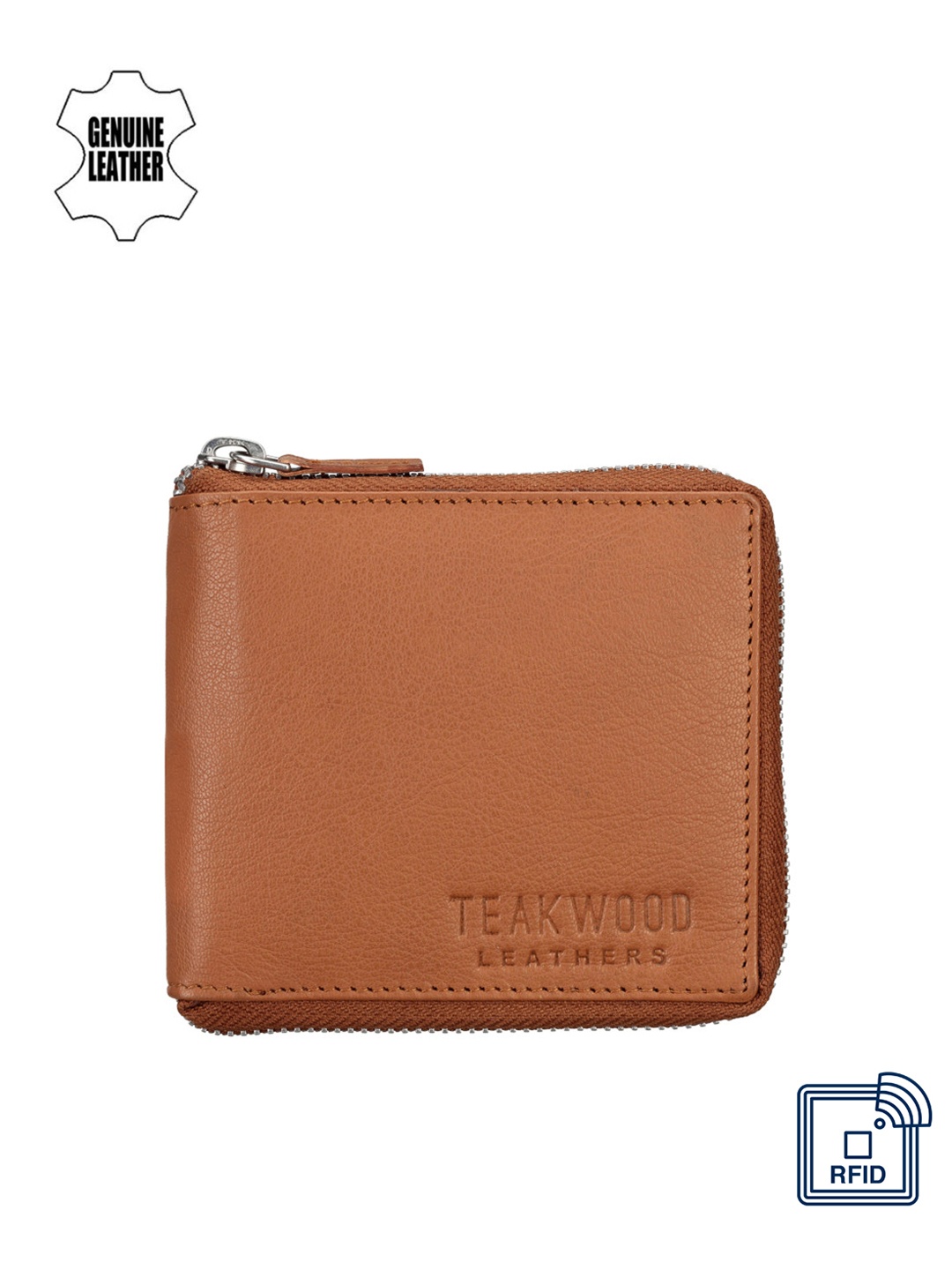 

Teakwood Leather Unisex Tan Brown Leather Wallet