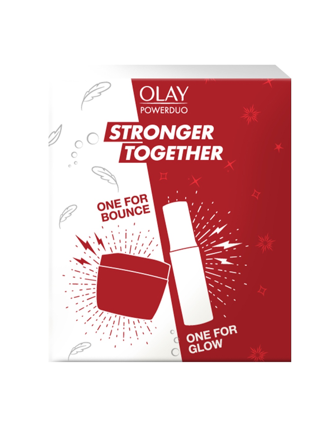 

Olay Set of Regenerist Whip with SPF 30 50 g & Luminous Essence Serum 30 ml, Red