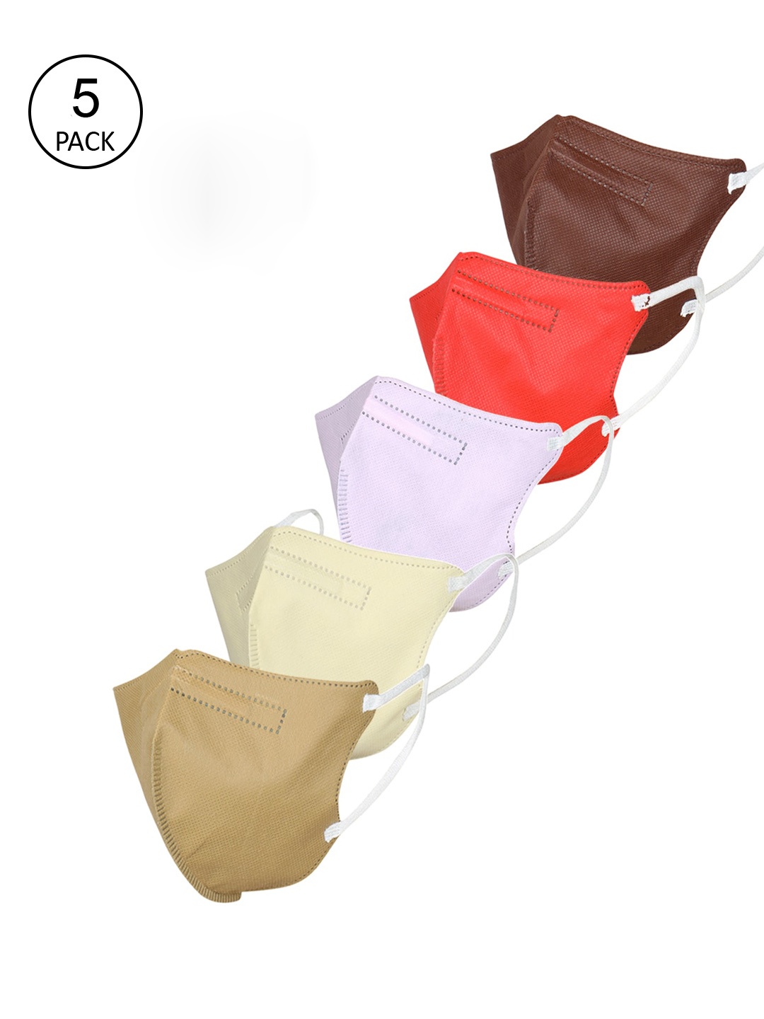 

FROGGY Kids Pack Of 5 Assorted 5-Ply Anti-Pollution N95 Masks