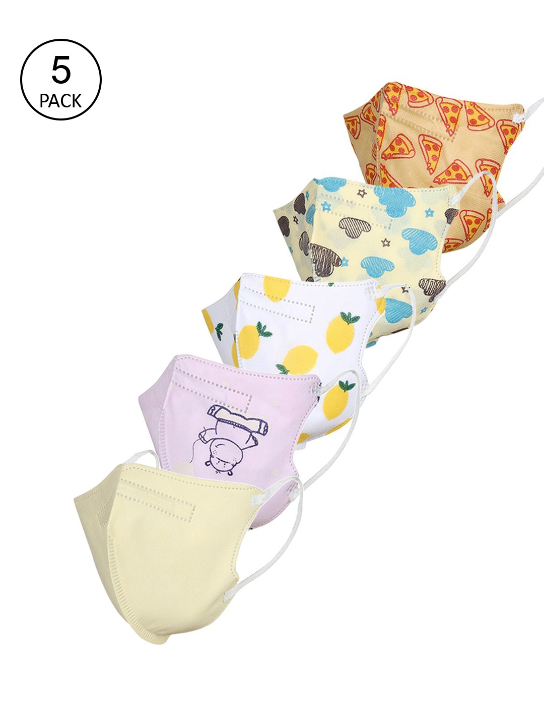 

FROGGY Kids Pack Of 5 Assorted 5-Ply N95 Masks