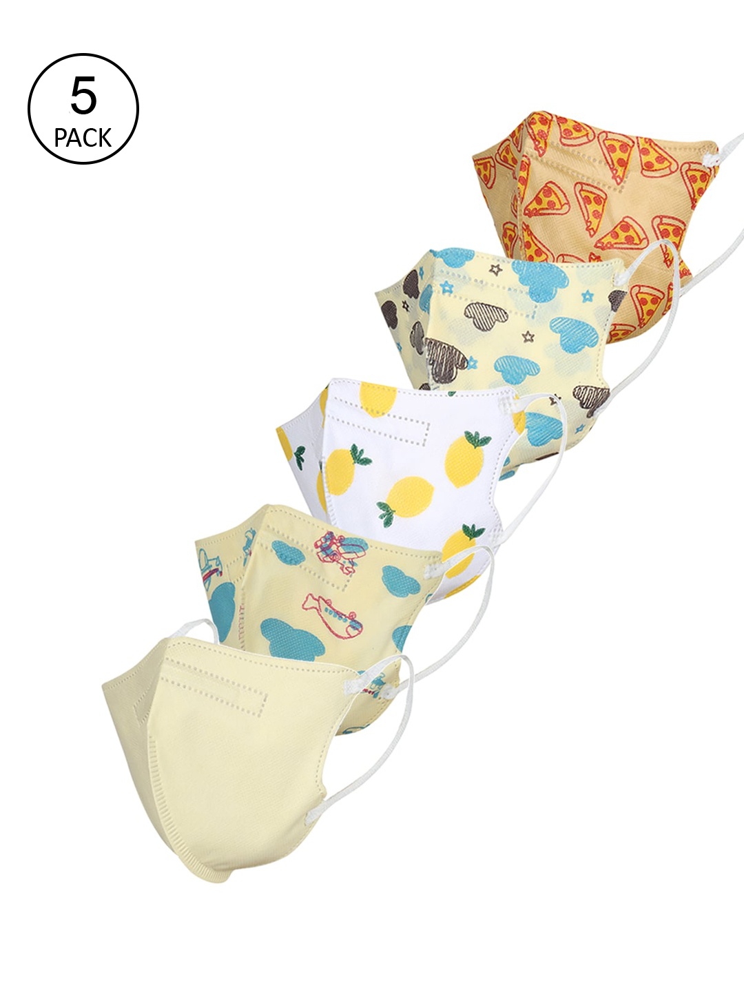 

FROGGY Kids Pack Of 5 Assorted Anti-Pollution N95 Masks