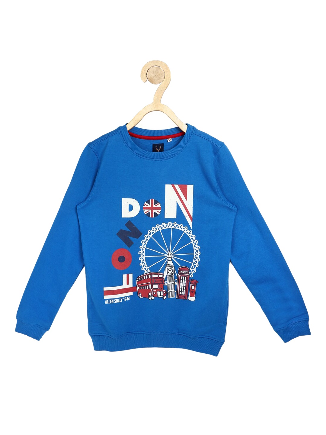 

Allen Solly Junior Boys Blue Graphic Printed Sweatshirt