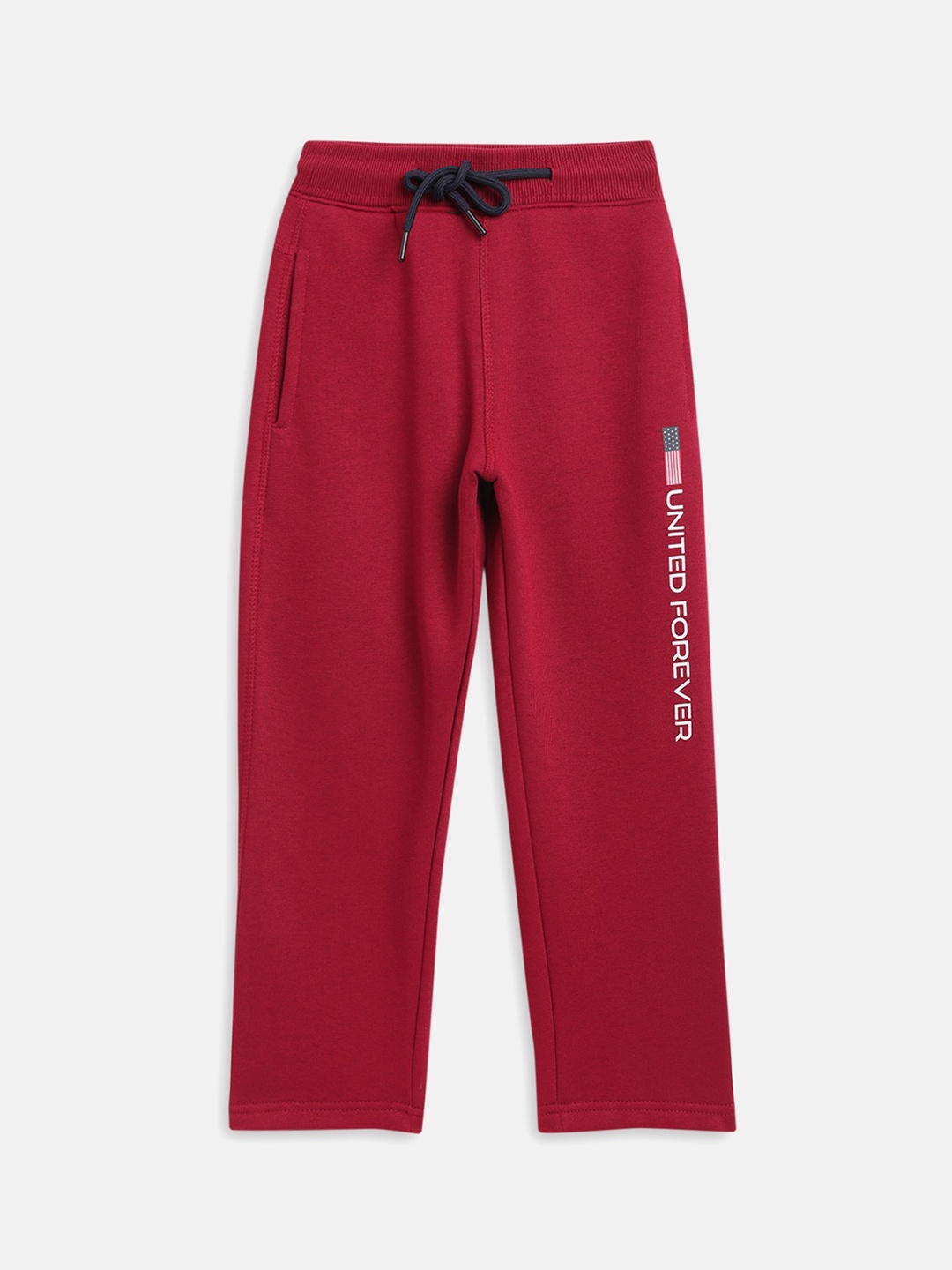 

Octave Boys Maroon Solid Cotton Track Pants