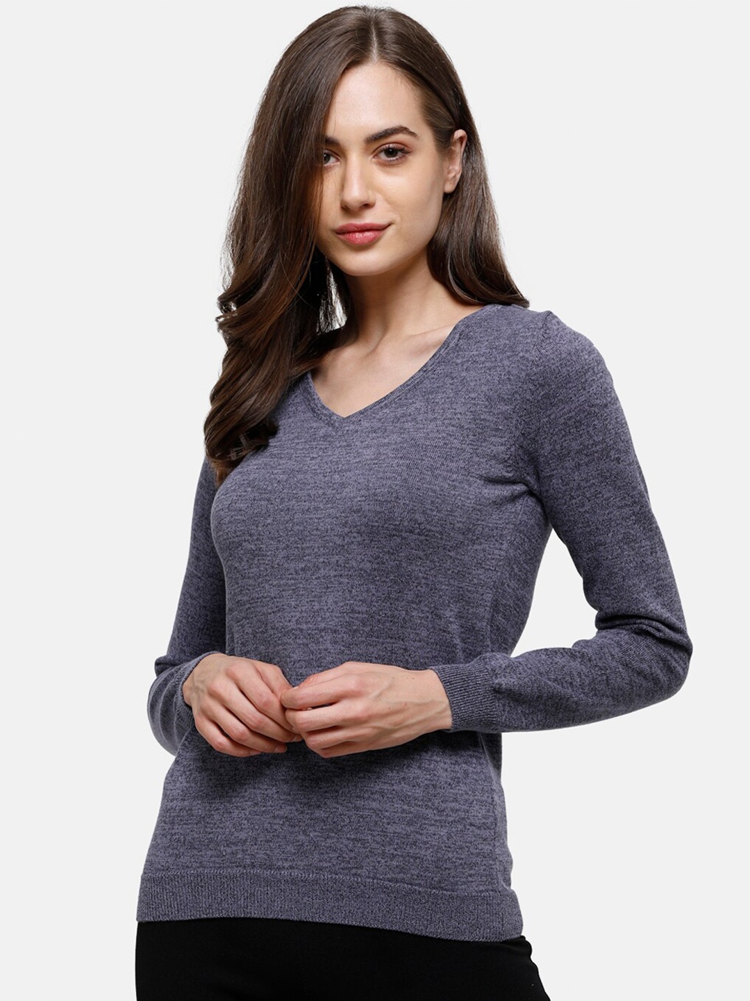 

98 Degree North Women Purple Pullover