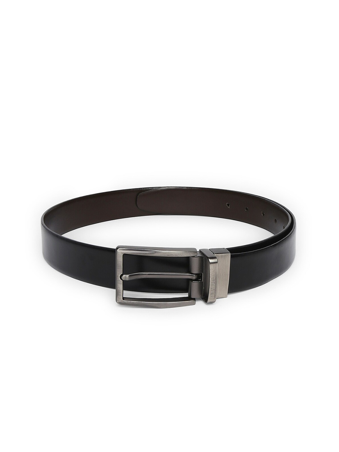 

RICHARD PARKER by Pantaloons Men Black Leather Formal Belt