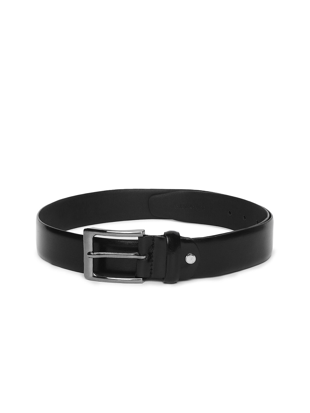 

RICHARD PARKER by Pantaloons Men Black Leather Formal Belt