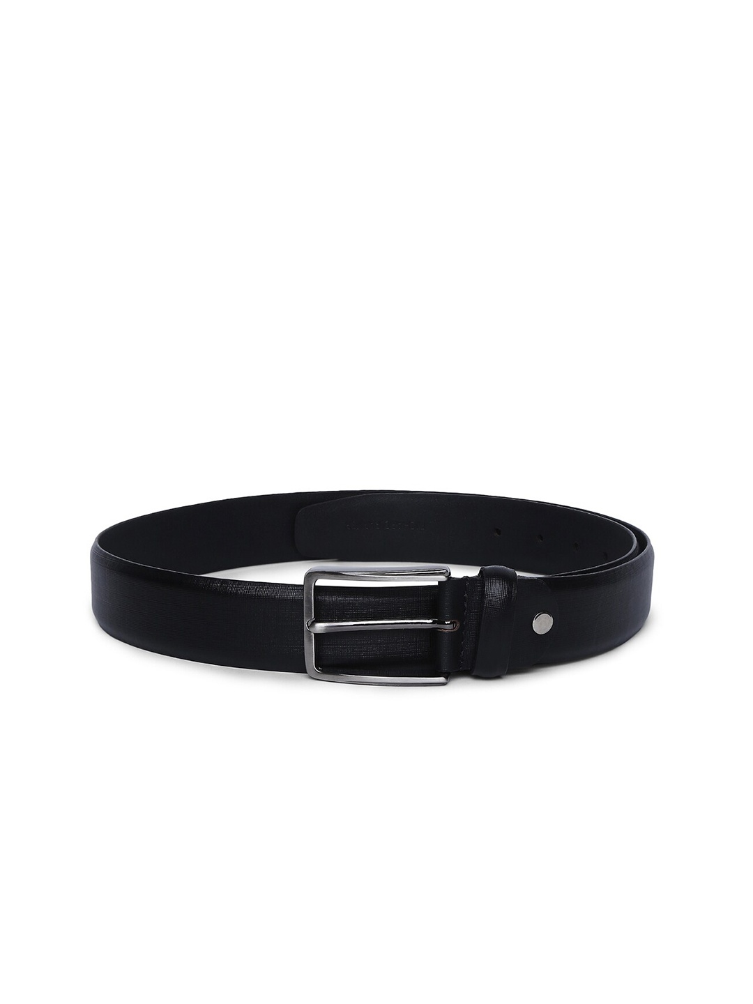 

RICHARD PARKER by Pantaloons Men Black Textured Leather Belt