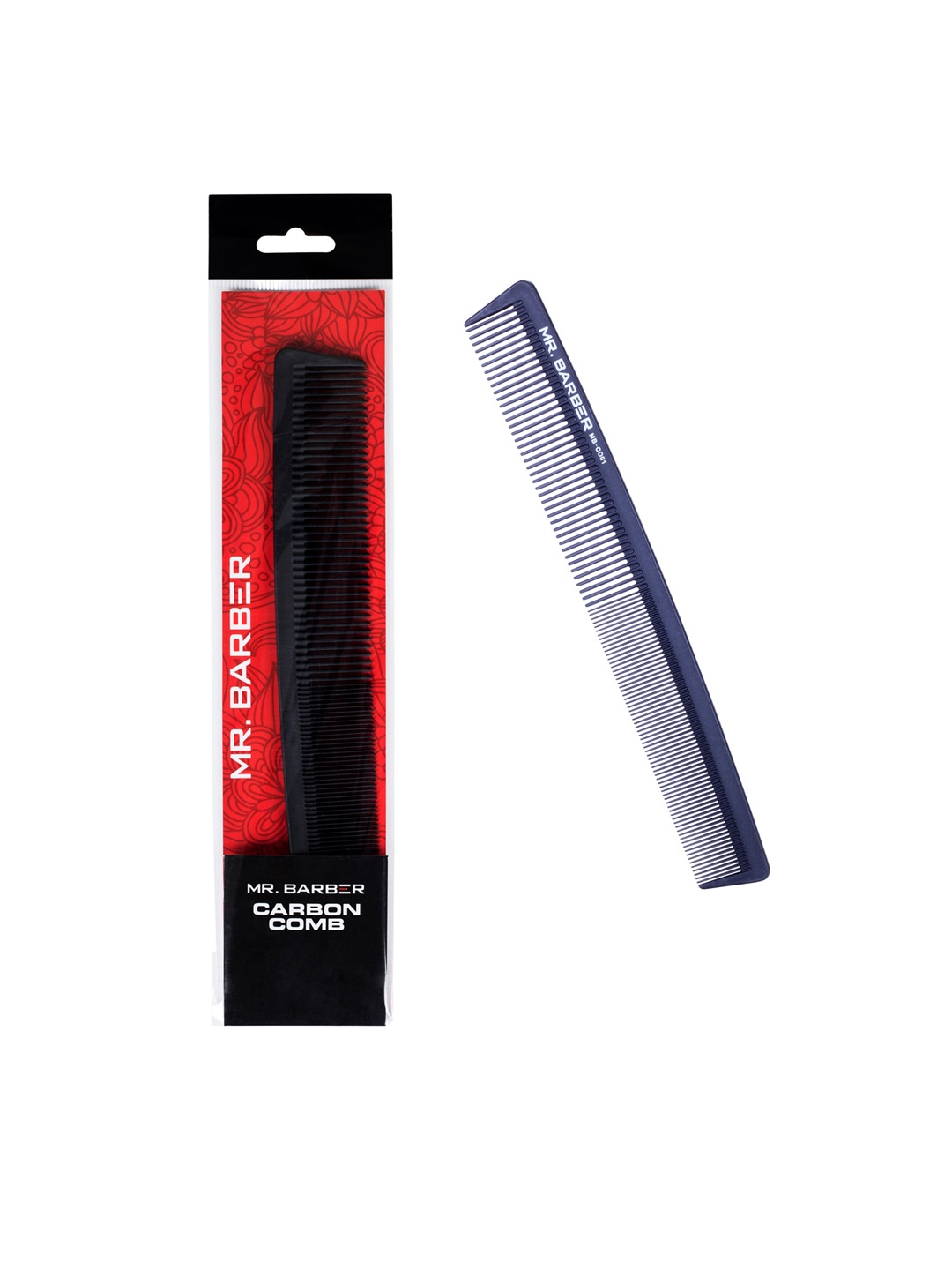 

Mr Barber Black Regular Carbon Comb