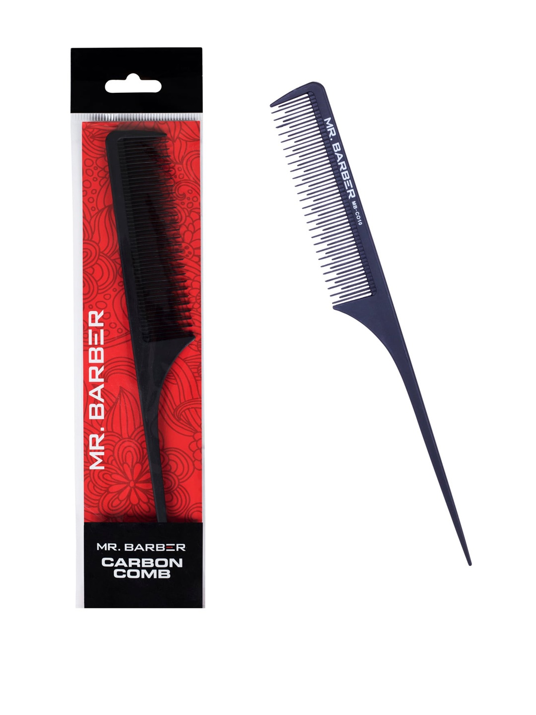 

Mr Barber Black Regular Carbon Comb